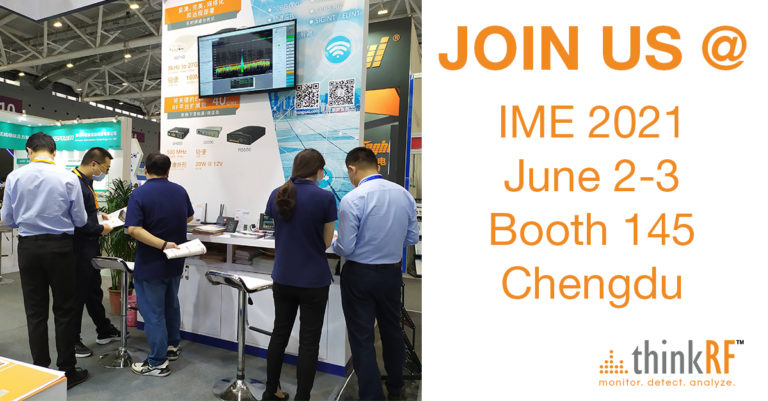 Join us @ IME 2021 – Booth 145 Chengdu, China June 2-3!
