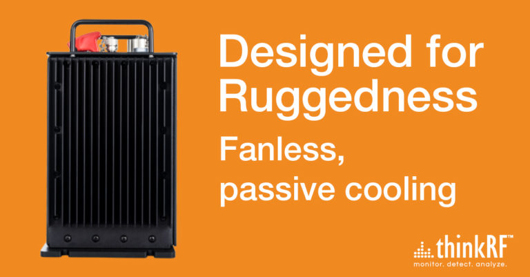 The thinkRF H1000A is designed for ruggedness