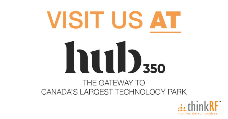 thinkRF will be exhibiting at the grand opening of the global technology center Hub350