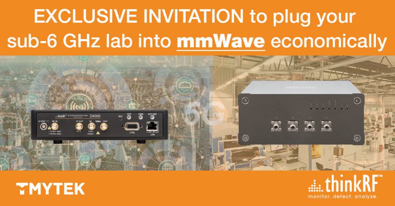 EXCLUSIVE INVITATION to plug your sub-6 GHz lab into mmWave quickly and economically