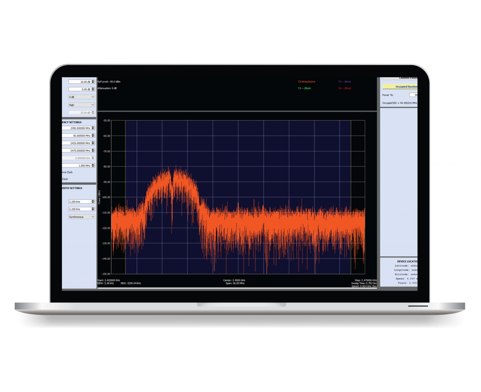 Spectrum Analysis Software thinkRF
