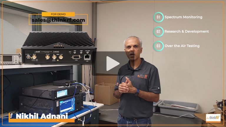 thinkRF D4000 Demo Video Part – 4