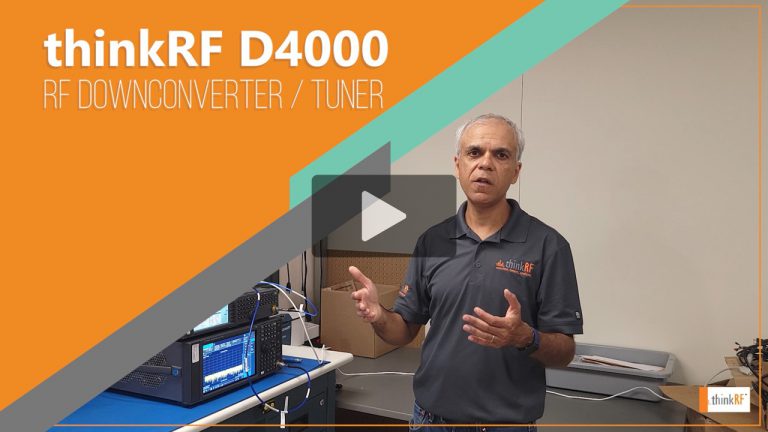 thinkRF D4000 Demo Video Part – 3