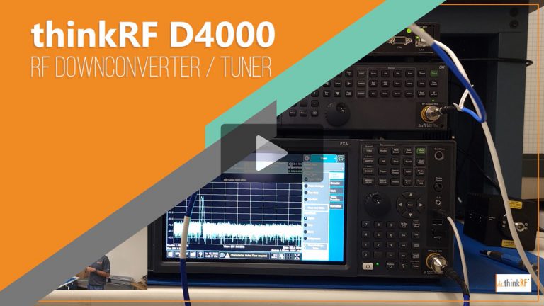 thinkRF D4000 Demo Video Part – 8