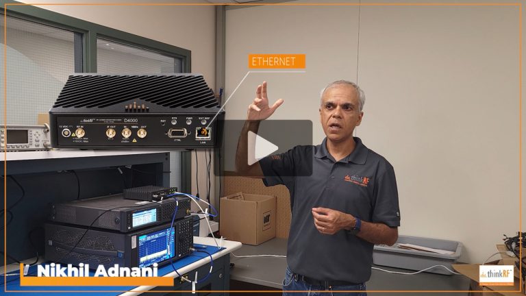 thinkRF D4000 Demo Video Part – 6