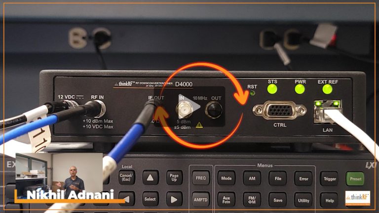 thinkRF D4000 Demo Video Part – 7