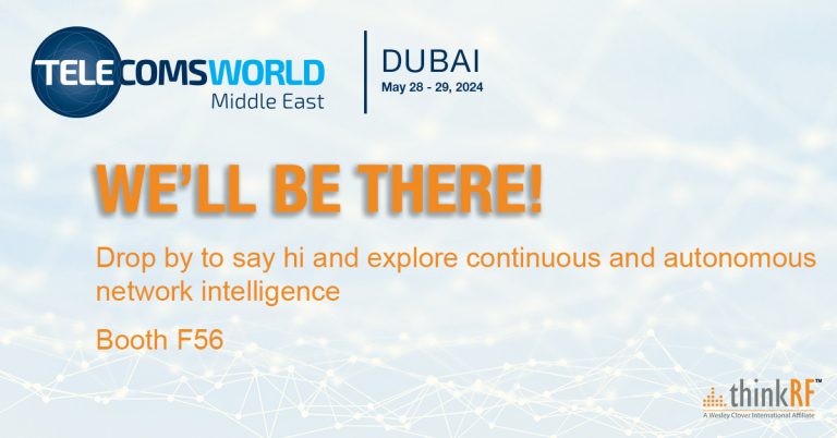 thinkRF debuts at Telecoms World Middle East!