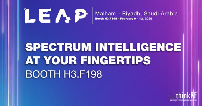 thinkRF debuts at #LEAP2025! Booth H3.F198