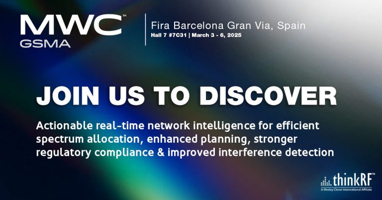 thinkRF is excited to be back at #MWC25! Hall 7 #7C31