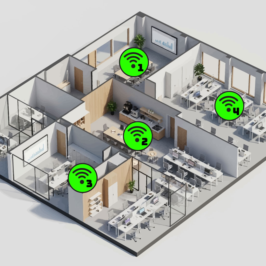 Indoor RF Testing - Spatial Diversity Without Reconfiguration