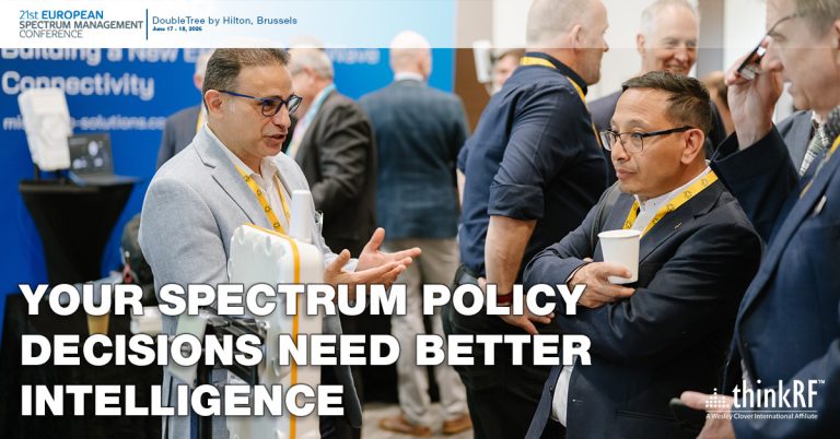 thinkRF Returns to European Spectrum Management Conference as Networking Partner
